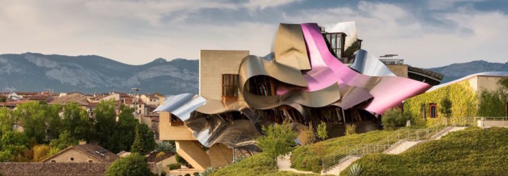 Marques de Riscal hotel by Frank Gehry, Marques de Riscal winery, Marques de Riscal hotel, Marques de Riscal architecture, modern architecture in Elciego, Elciego avant garde hotel, Frank Gehry hotel