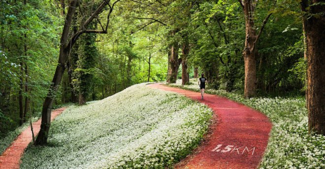 Parkorman, Istanbul, interactive park, Turkey, Studio Dror, green spaces, green architecture, pathways, hammock
