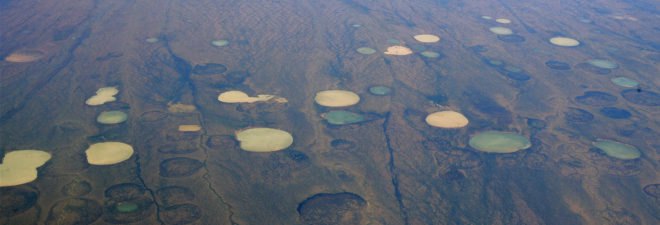 Permafrost, permafrost thaw, permafrost decay, permafrost collapse, permafrost disintegration, climate, climate change, global warming, environment, Arctic, Canada, landscape, terrain, carbon dioxide, carbon