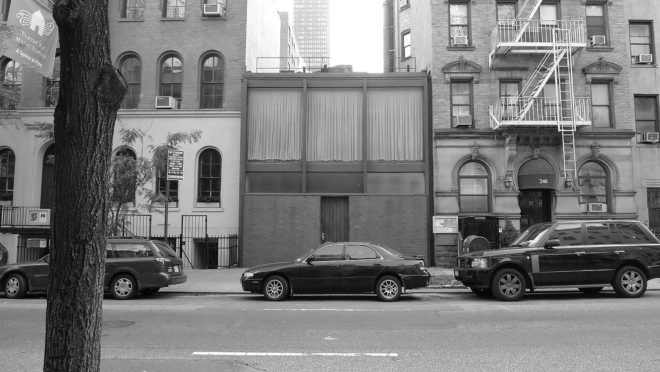 Philip Johnson, Rockefeller Guest House, Rockefeller Guest House by Philip Johnson, 1950 Rockefeller Guest House, Blanchette Ferry Hooker Rockefeller, John D. Rockefeller III, Manhattan, New York City, modern, modern architecture, art, architecture, design