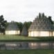 Pinecones Resort, 3GATTI Architecture Studio, OFL Architecture, eco-resort, Latvia, ETFE, ETFE membrane, recyclable building materials, lightweight structure, water filtration, geothermal, solar windows, green architecture, natural building materials, locally sourced materials