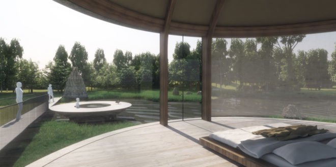 Pinecones Resort, 3GATTI Architecture Studio, OFL Architecture, eco-resort, Latvia, ETFE, ETFE membrane, recyclable building materials, lightweight structure, water filtration, geothermal, solar windows, green architecture, natural building materials, locally sourced materials