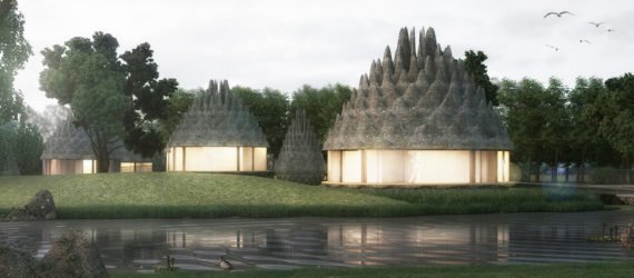 Pinecones Resort, 3GATTI Architecture Studio, OFL Architecture, eco-resort, Latvia, ETFE, ETFE membrane, recyclable building materials, lightweight structure, water filtration, geothermal, solar windows, green architecture, natural building materials, locally sourced materials