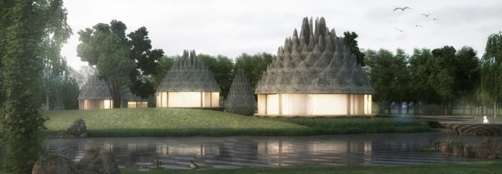 Pinecones Resort, 3GATTI Architecture Studio, OFL Architecture, eco-resort, Latvia, ETFE, ETFE membrane, recyclable building materials, lightweight structure, water filtration, geothermal, solar windows, green architecture, natural building materials, locally sourced materials