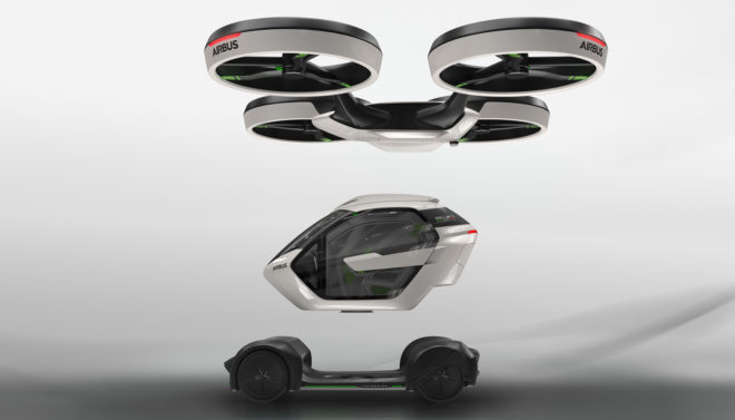 autonomous cars, flying cars, aerial transit, urban transportation, innnovation, design, automotive, airbus unveils popup transportation system, autonomous aerial transport system, pop.up, popup