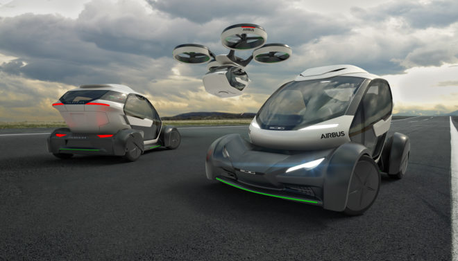 autonomous cars, flying cars, aerial transit, urban transportation, innnovation, design, automotive, airbus unveils popup transportation system, autonomous aerial transport system, pop.up, popup