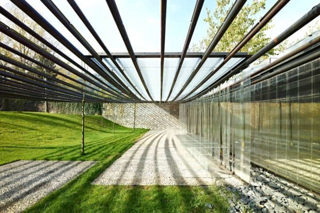 RCR Arquitectes, Pritzker Prize, 2017 Pritzker Prize, Spain, Catalonia,Rafael Aranda, Carme Pigem, Ramon Vilalta, architecture, design, architecture prize, architecture award, Hisao Suzuki, Les Cols Restaurant Marquee