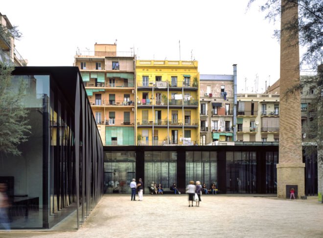 RCR Arquitectes, Pritzker Prize, 2017 Pritzker Prize, Spain, Catalonia,Rafael Aranda, Carme Pigem, Ramon Vilalta, architecture, design, architecture prize, architecture award, Hisao Suzuki, Sant Antoni - Joan Oliver Library