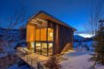 LED lighting, low impact, small footprint, Sho-Sugi-Ban cedar, Axis Architects, Benchmark Modern, cedar cladding, solar gain, Rossie Hill, Park City, solar passive house, smart home, green home, cedar cladding,