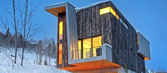 LED lighting, low impact, small footprint, Sho-Sugi-Ban cedar, Axis Architects, Benchmark Modern, cedar cladding, solar gain, Rossie Hill, Park City, solar passive house, smart home, green home, cedar cladding,