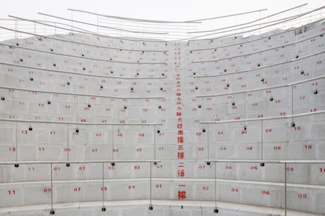 Shaolin Flying Monks Temple, Shaolin Flying Monks Temple by Mailītis Architects, wind tunnel by Mailītis Architects, wind tunnel for Shaolin monks, flying shaolin monks, levitating monks, monks and levitation