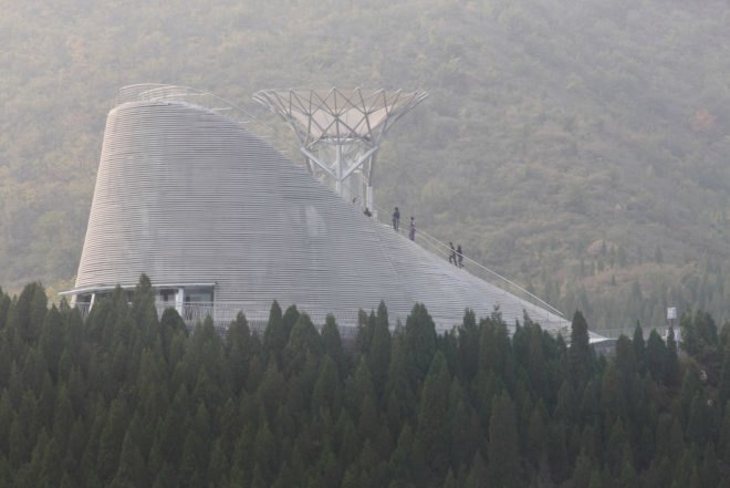 Shaolin Flying Monks Temple, Shaolin Flying Monks Temple by Mailītis Architects, wind tunnel by Mailītis Architects, wind tunnel for Shaolin monks, flying shaolin monks, levitating monks, monks and levitation