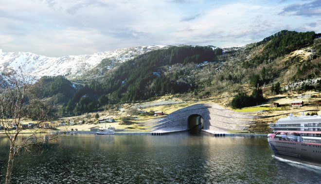 Stad Ship Tunnel, Norwegian Coastal Administration, Snøhetta, Norway, Stadhavet Sea, tunnel, tunnels, ship tunnel, ship, ships, Selje, Moldefjord, architecture, infrastructure, design, tunnel design