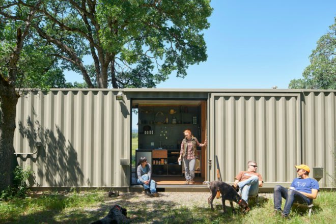 YAMAMAR Design, container cabin, shipping container architecture, shipping container home, green design, sustainable design, diy home design, shipping container cabins, reclaimed Douglas fir, cabin design, reclaimed materials, california cabins, solar power, hunting cabins, mount lassen, mountain cabins, green design