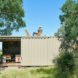 YAMAMAR Design, container cabin, shipping container architecture, shipping container home, green design, sustainable design, diy home design, shipping container cabins, reclaimed Douglas fir, cabin design, reclaimed materials, california cabins, solar power, hunting cabins, mount lassen, mountain cabins, green design