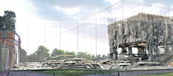 felt pavilion, felt, eco-textiles, eco-friendly textiles, sustainable textiles, Bartlett School of Architecture, University College London, London, U.K., United Kingdom