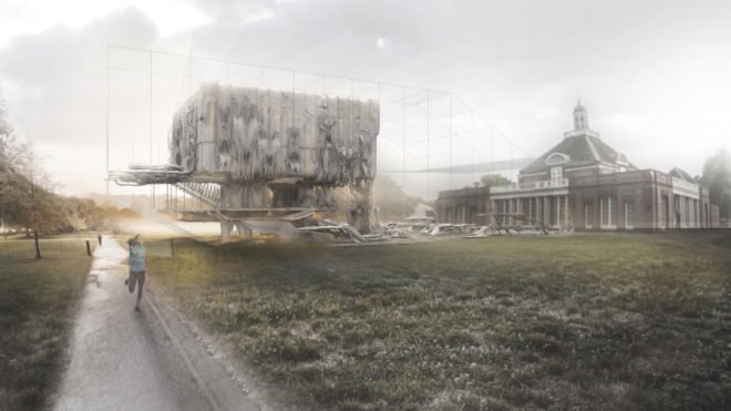 felt pavilion, felt, eco-textiles, eco-friendly textiles, sustainable textiles, Bartlett School of Architecture, University College London, London, U.K., United Kingdom