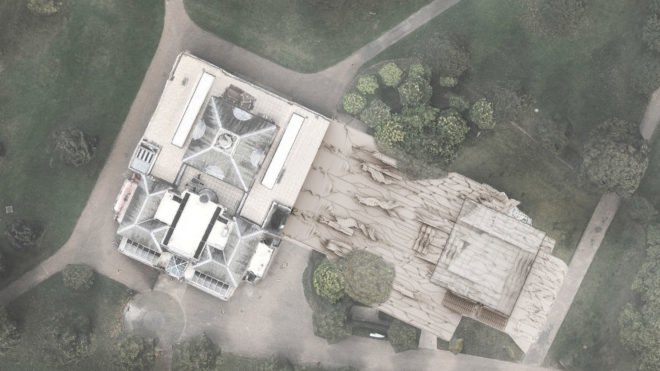 felt pavilion, felt, eco-textiles, eco-friendly textiles, sustainable textiles, Bartlett School of Architecture, University College London, London, U.K., United Kingdom