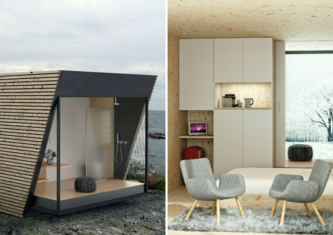 In Tenta, dropbox portable hotel suite, microarchitecture, green design, hotel design, micro hotels, micro lodging, modular microarchitecture, modular building, modular architecture, modular hotels, mini hotels, tiny room hotel