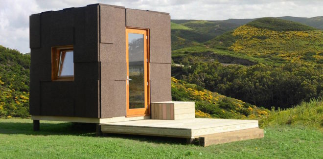 Ecocubo, Ecocubo house, prefabricated cork house, cork architecture, Ecocubo by António Fernandes, cork Ecocubo house, Ecocubo pop up home,