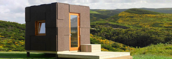 Ecocubo, Ecocubo house, prefabricated cork house, cork architecture, Ecocubo by António Fernandes, cork Ecocubo house, Ecocubo pop up home,
