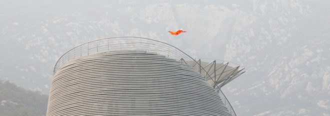 Shaolin Flying Monks Temple, Shaolin Flying Monks Temple by Mailītis Architects, wind tunnel by Mailītis Architects, wind tunnel for Shaolin monks, flying shaolin monks, levitating monks, monks and levitation