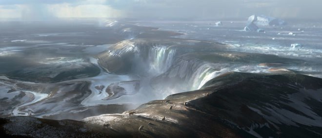 Imperial College London, Brexit, ancient Brexit, ancient geological Brexit, Britain, England, United Kingdom, France, Strait of Dover, Europe, European Union, ancient, flood, flooding, megaflood, waterfalls, plunge pools, geology, earth science, science, research, scientific study