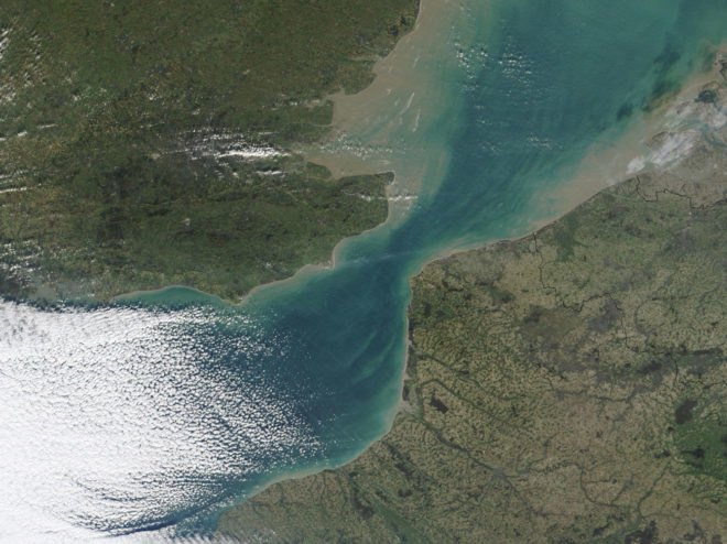 Imperial College London, Brexit, ancient Brexit, ancient geological Brexit, Britain, England, United Kingdom, France, Strait of Dover, Europe, European Union, ancient, flood, flooding, megaflood, waterfalls, plunge pools, geology, earth science, science, research, scientific study