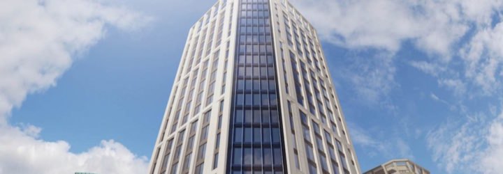 Apex House by HTA Design LLP, Apex House by Tide Construction and Vision Modular Systems, tallest modular tower in Europe, modular student housing, modular high rise, modular architecture, prefabricated student housing, Wembley architecture