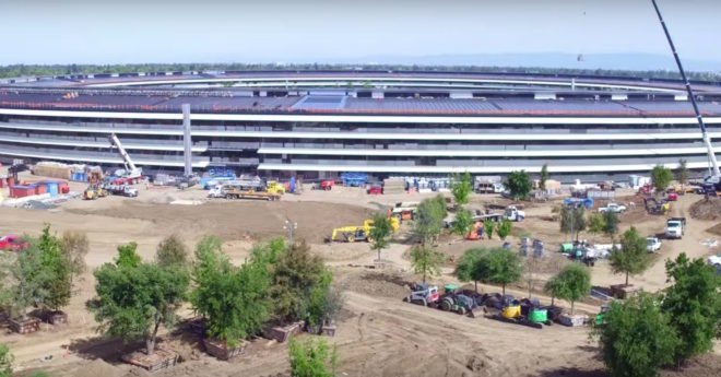 Apple Park footage, Apple Park by Duncan Sinfield video, Apple Park by Foster + Partners, solar powered Apple Park, energy efficient Apple campus, naturally ventilated apple campus building