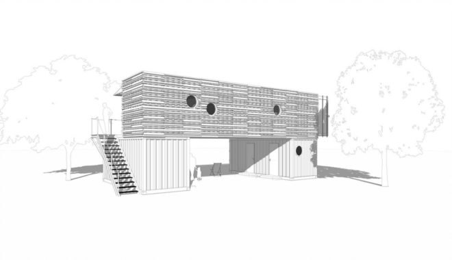 Artikul Architects, ContainHotel, Shipping Container Hotel, shipping container building, shipping container designs, czech republic hotels, eco-friendly hotels, sustainable hotels, green hotels, moveable hotels, transportable hotels, shipping container buildings, reclaimed wood, sustainable building materials,