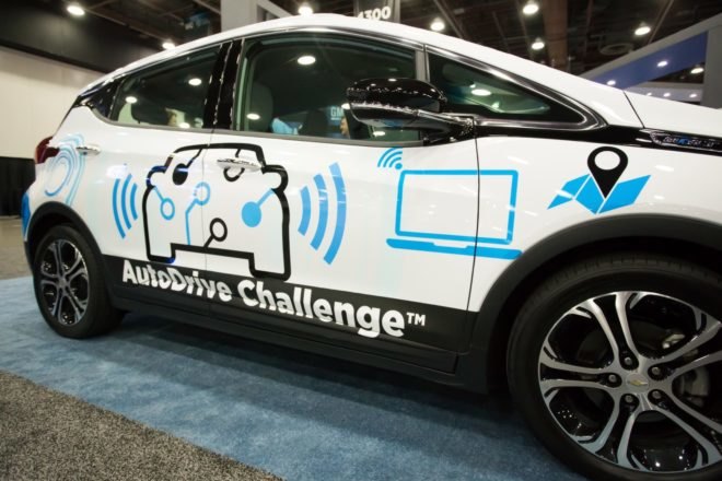 GM, Chevy, Chevy Bolt, SAE, autonomous car, self-driving car, autonomous, electric car, green car, car safety, green transportation, autodrive challenge