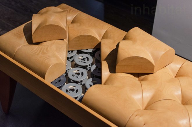 Valentijn Rieb, Andrea Schimmer, Baars & Bloemhoff, Master of Materials prize, Masterly Dutch exhibit Palazzo Turati, 5VIE, Milan Design Week, 5vie Milan, Milan Design Week 2017, Milan furniture fair, Chester Block Hocker,