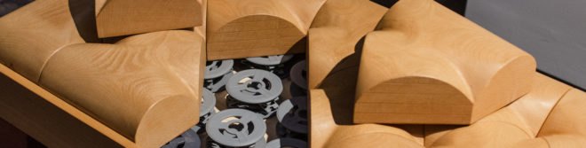 Valentijn Rieb, Andrea Schimmer, Baars & Bloemhoff, Master of Materials prize, Masterly Dutch exhibit Palazzo Turati, 5VIE, Milan Design Week, 5vie Milan, Milan Design Week 2017, Milan furniture fair, Chester Block Hocker,