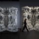 Digital Grotesque II by Michael Hansmeyer and Benjamin Dillenburger, Centre Pompidou, Digital Grotesque II in Centre Pompidou, 3d printed grotto, 3d printing in architecture, 3d printed Digital Grotesque II , 3d printed sandstone