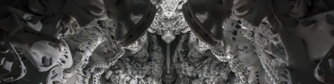 Digital Grotesque II by Michael Hansmeyer and Benjamin Dillenburger, Centre Pompidou, Digital Grotesque II in Centre Pompidou, 3d printed grotto, 3d printing in architecture, 3d printed Digital Grotesque II , 3d printed sandstone