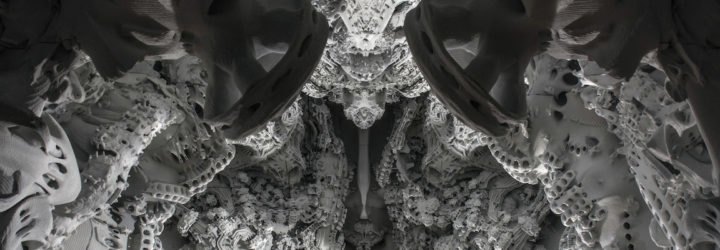 Digital Grotesque II by Michael Hansmeyer and Benjamin Dillenburger, Centre Pompidou, Digital Grotesque II in Centre Pompidou, 3d printed grotto, 3d printing in architecture, 3d printed Digital Grotesque II , 3d printed sandstone
