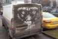 Dirty Art by Nikita Golubev, Nikita Golubev street artist, Nikita Golubev ProBoyNick, Nikita Golubev dirty cars, dirty car art, dirty car reverse graffiti, clean graffiti on cars, Moscow reverse graffiti