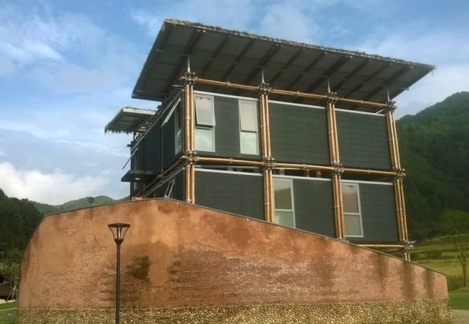 Longquan International Bamboo Commune, Energy Efficient Bamboo House, Energy Efficient Bamboo House in Longquan International Bamboo Commune, Energy Efficient Bamboo House by Studio Cardenas, sustainable architecture in China, eco-friendly bamboo construction