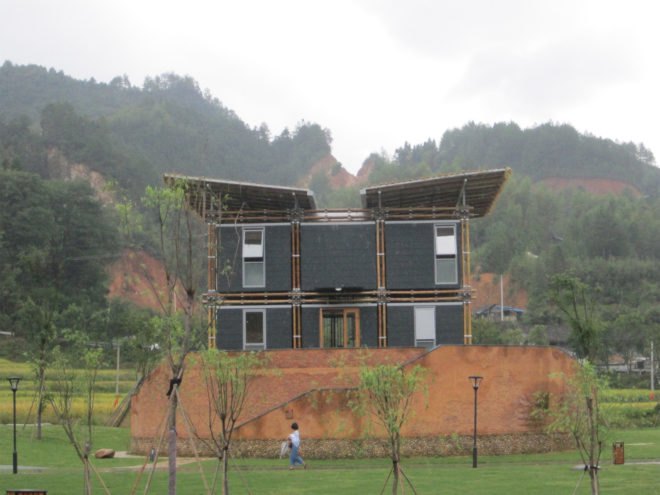 Longquan International Bamboo Commune, Energy Efficient Bamboo House, Energy Efficient Bamboo House in Longquan International Bamboo Commune, Energy Efficient Bamboo House by Studio Cardenas, sustainable architecture in China, eco-friendly bamboo construction