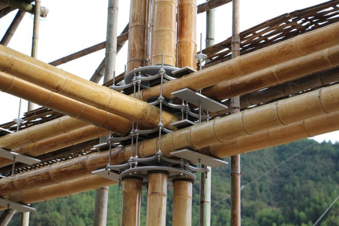 Longquan International Bamboo Commune, Energy Efficient Bamboo House, Energy Efficient Bamboo House in Longquan International Bamboo Commune, Energy Efficient Bamboo House by Studio Cardenas, sustainable architecture in China, eco-friendly bamboo construction