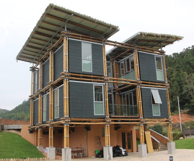 Longquan International Bamboo Commune, Energy Efficient Bamboo House, Energy Efficient Bamboo House in Longquan International Bamboo Commune, Energy Efficient Bamboo House by Studio Cardenas, sustainable architecture in China, eco-friendly bamboo construction