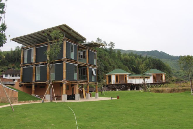 Longquan International Bamboo Commune, Energy Efficient Bamboo House, Energy Efficient Bamboo House in Longquan International Bamboo Commune, Energy Efficient Bamboo House by Studio Cardenas, sustainable architecture in China, eco-friendly bamboo construction