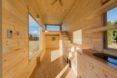 Escape Traveler, Tiny house design, escape one tiny home, escape tiny home, tiny home movement, living in a tiny home, transportable tiny homes, japanese design, tiny house living, nomad living, off grid living, Japanese tiny home, Shou-Sugi-Ban tiny home, efficient living, tiny home on wheels