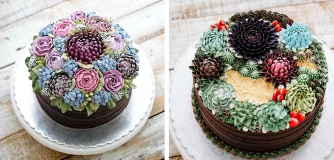 Iven Kawi, Iven Oven, terrarium cakes, terrarium deserts, pastry terrarium, pastry art, cupcake art, flower cakes, creative cakes, baking, cacti, cake, terrariums, culinary plants, cactus cakes
