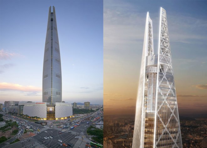 Lotte World Tower by Kohn Pederson Fox Associates, Lotte World Tower in Seoul, LEED Gold in Seoul, Seoul skyscraper, worlds tallest buildings, sustainable architecture in Seoul