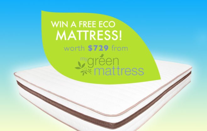 Inhabitat My Green Mattress giveaway, mattress giveaway, product giveaway, giveaways, green mattress, eco mattress, organic mattress, safe mattress, flame retardants, toxic mattress, dangerous mattress, healthy mattress, mattress safety