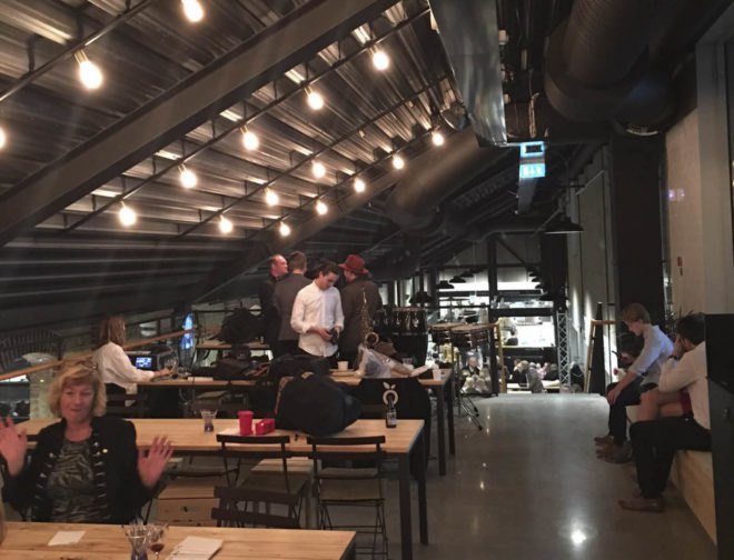 warehouse renovated into food hall, market hall adaptive reuse, Malmö Market Hall, Malmo Market Hall by Wingardh, Nina Totté Karyd and Martin Karyd, Corten steel clad market hall, corten steel in adaptive reuse,