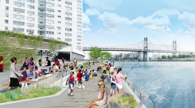 Manhattan Waterfront Greenway, Manhattan, New York City, NYC, waterfront, waterfront greenway, greenway, mayor, NYC mayor, Mayor Bill de Blasio, Bill de Blasio, Office of the Mayor, bicycling path, cycling path, bicycling, cycling, pedestrian promenade, promenade, esplanade, outdoor, outdoors, recreation, outdoor recreation, walking, biking, cycling