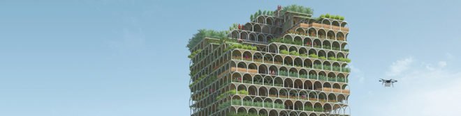 Mashambas Skyscraper by Pawel Lipiński and Mateusz Frankowski, Pawel Lipiński and Mateusz Frankowski, Mashambas Skyscraper, 2017 eVolo skyscraper competition winner, green farming skyscraper